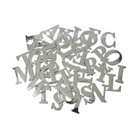 Make Shoppe Silver Foil Alphabet Stickers, 40 Count