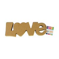 Make Shoppe 'Love' Wooden Letters Sign, Natural