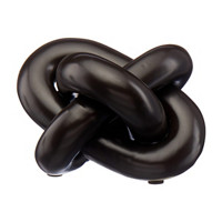 Ceramic Knot Décor, Black