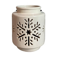 Ceramic Lantern, White