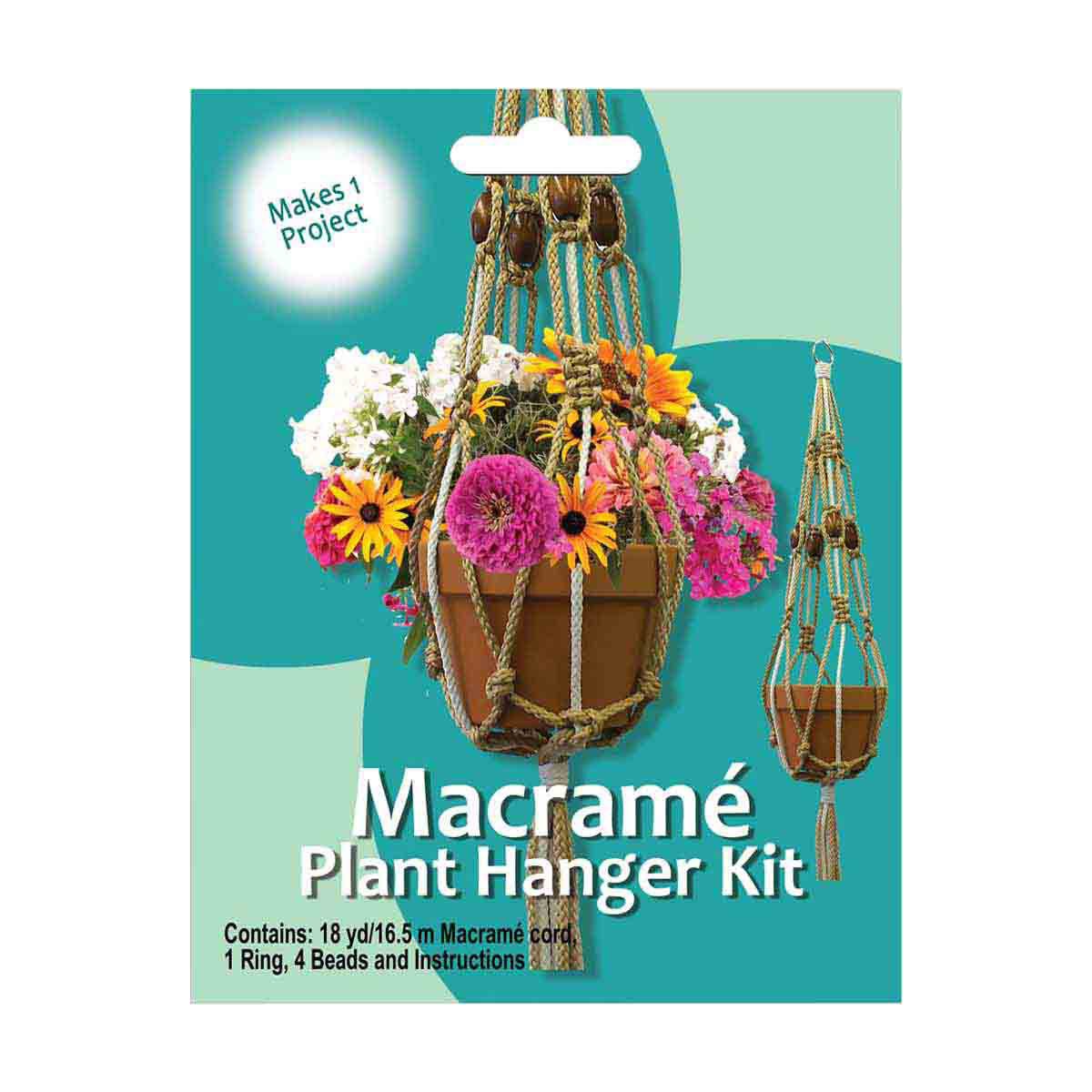 Macrame plant hanger kit