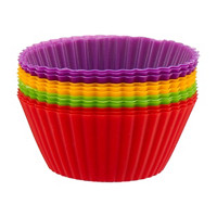 G&S Design Silicone Cupcake Liners, 12 ct