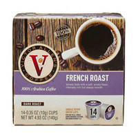 Victor Allen's 100% Arabica Coffee KCup, French Roast, 14 ct