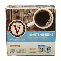 Victor Allen's 100% Arabica Coffee KCup, Donut Shop, 14 ct