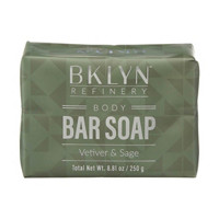 BKLYN Refinery Vetiver & Sage Body Bar Soap, 8.81 oz.