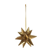 Small Gold Star Ornament, Gold