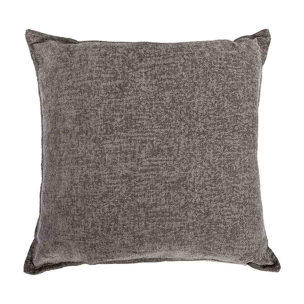 Decorative Square Pillow, Gray, 18 in x 18 in