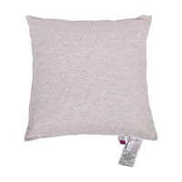 Decorative Square Pillow, White, 18 in x 18