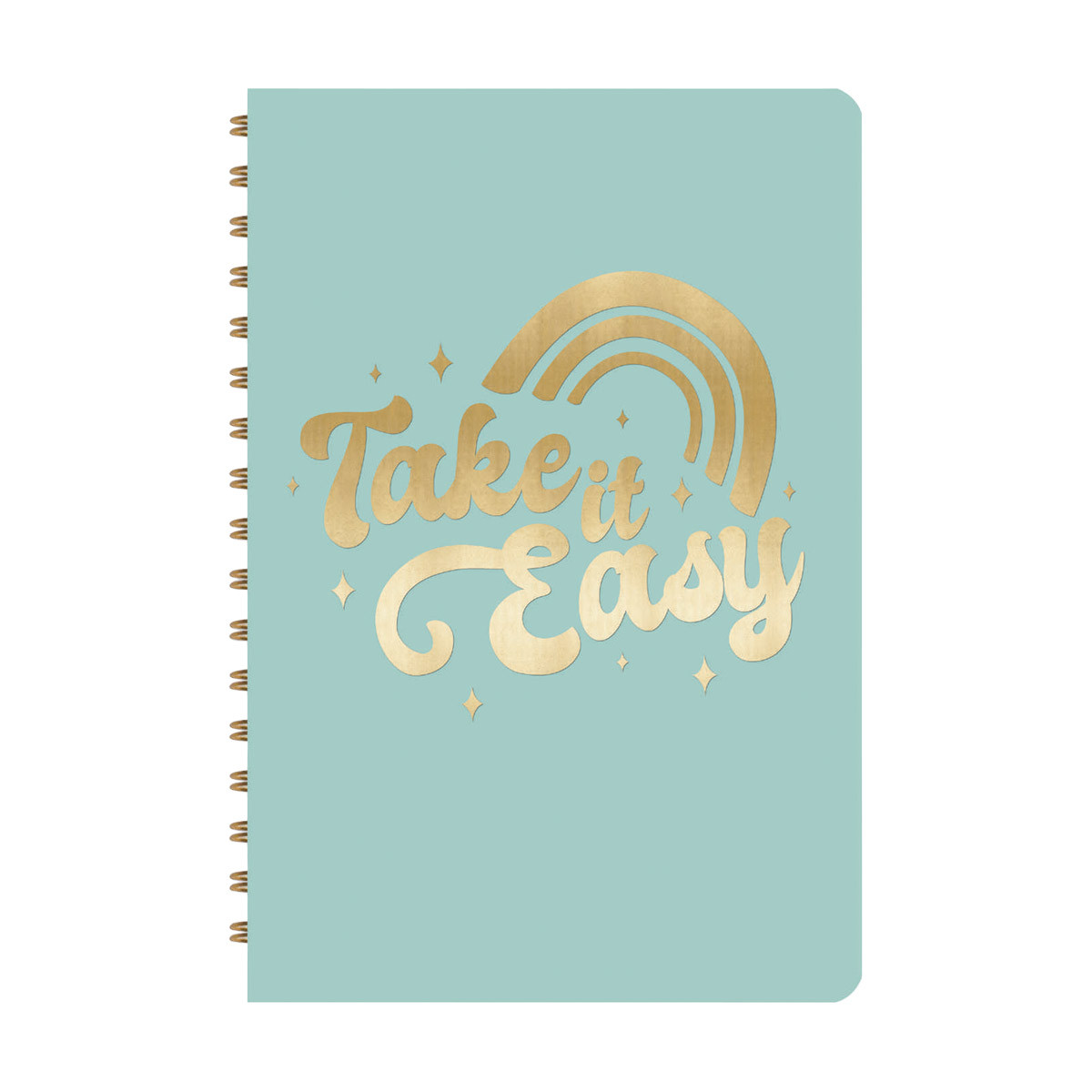 'Take It Easy' Faux Leather Journal
