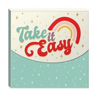 'Take it Easy' Matchbook Notepad, Large
