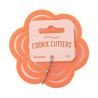 Sweetshop Flower Cookie Cutter, Pack of 4