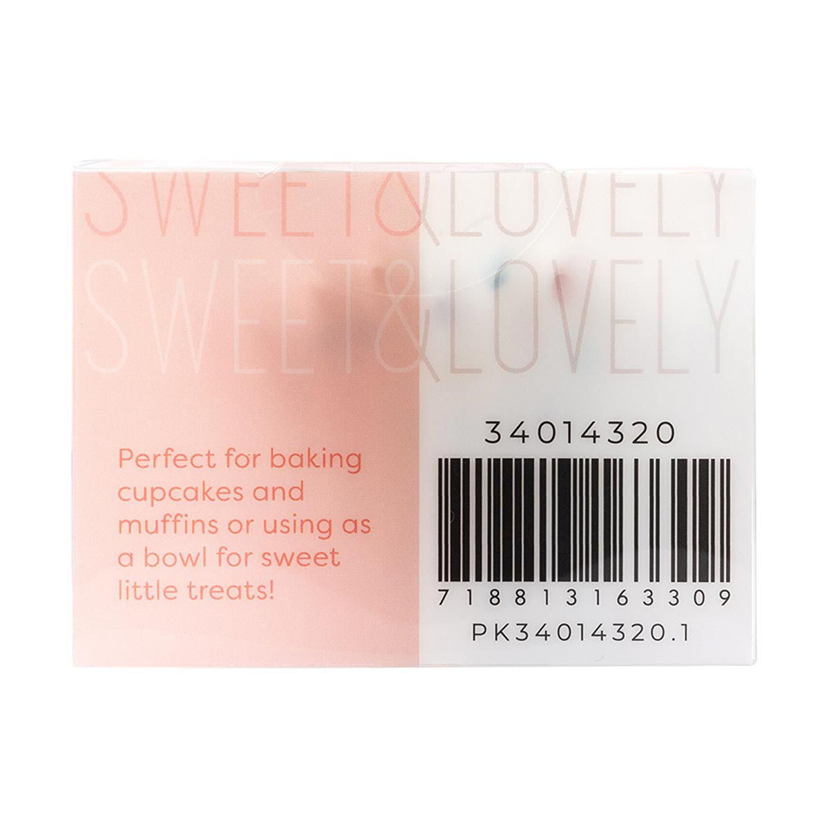 Cupcake Liners, Rainbow Confetti, 24 Pieces