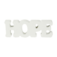 Make Shoppe &#x27;Hope&#x27; Wooden Letters Sign, White