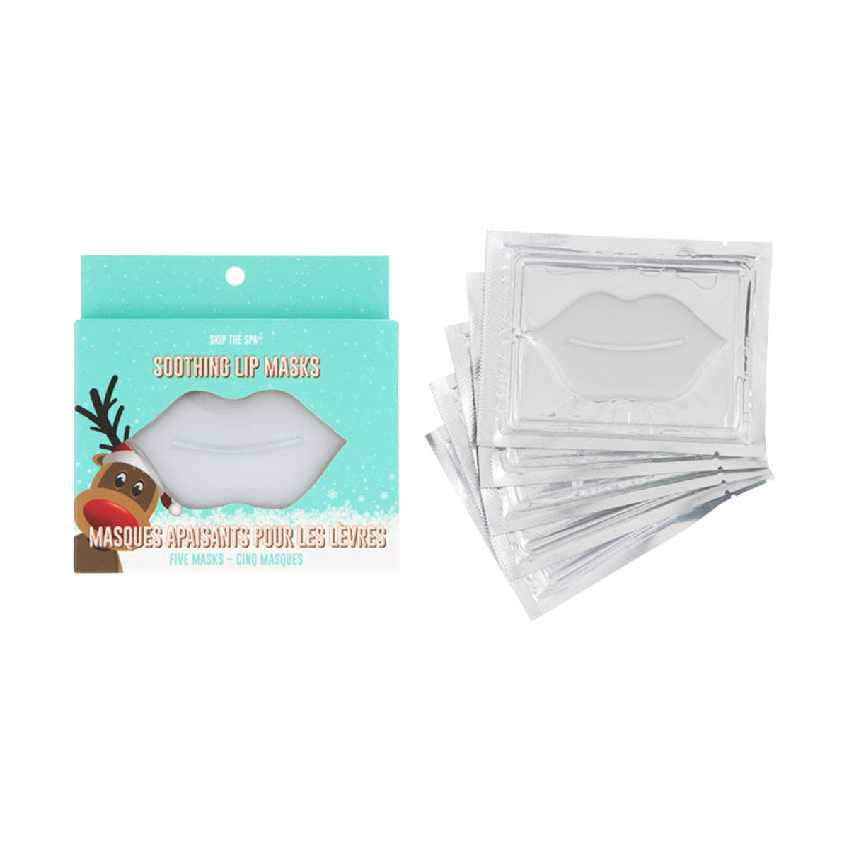 Skip The Spa Soothing Lip Masks, 5 Count