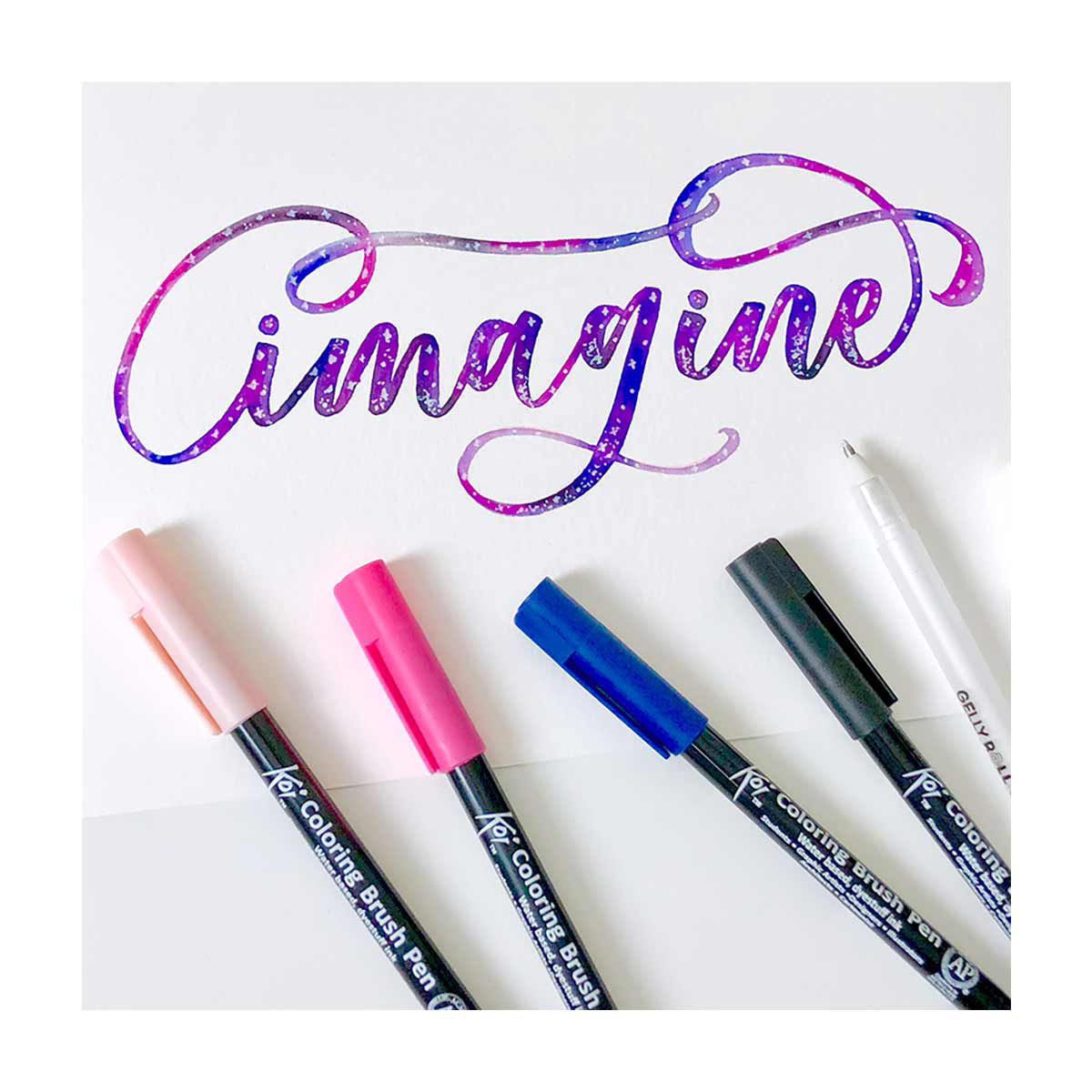 Koi Watercolor Brush Pen, Lavender