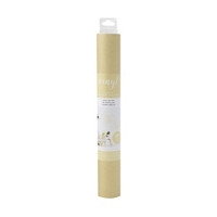 American Crafts Vinyl Roll, Glitter Gold, 12 x 36 Inches