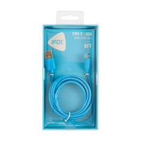 JADE Type C to USB Charging Cable, 6 ft, Assorted