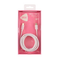 JADE White Type-C USB Cord, 6 ft