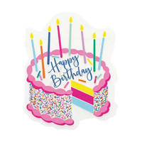 Pink Sprinkles Birthday Luncheon Napkins, 16 Count