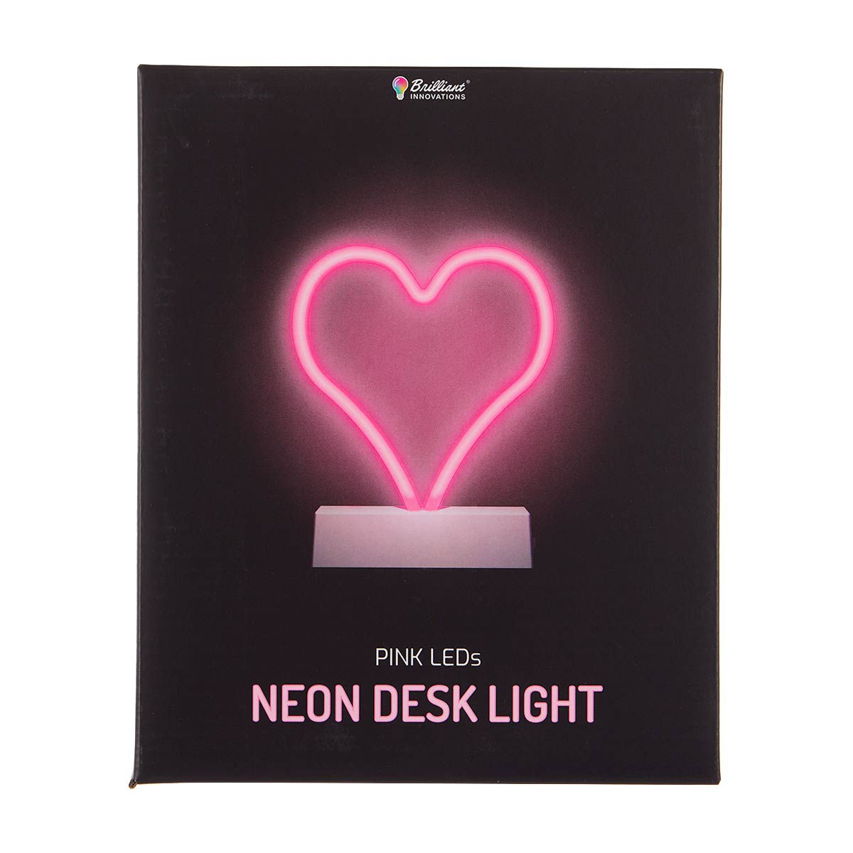 Brilliant Innovations LED Neon Desk Light, Heart