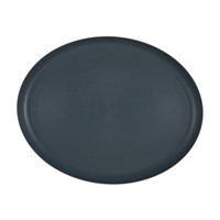 Oval Solid Matte Plate, Slate