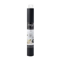 American Crafts Vinyl Roll, Black, 12 x 48 in