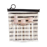 Toiletry Bag with Bottles, Natural