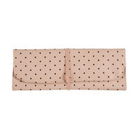 Jewelry Roll Up Travel Bag, Dots