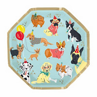 Pawty Time Birthday Party Plates, 8 ct, 9.25