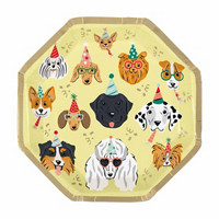 Pawty Time Birthday Party Plates, 8 ct, 8.25