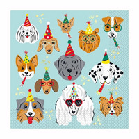 Pawty Time Birthday Luncheon Napkins, 16 ct