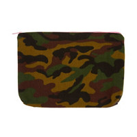 Camouflage Pattern Canvas Pouch