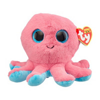TY Sheldon - Coral Octopus Beanie Boos