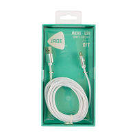 JADE White Micro USB Cord, 6 ft