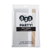 321 Party! Gift Tissue Paper, Assorted