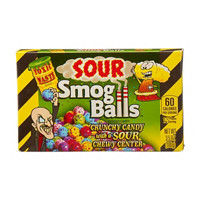 Toxic Waste Sour Smog Balls Theater Box Candy, 3.5 oz.