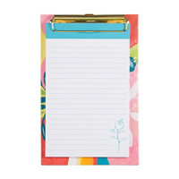 Hardcover Tear-off Notepad, Floral