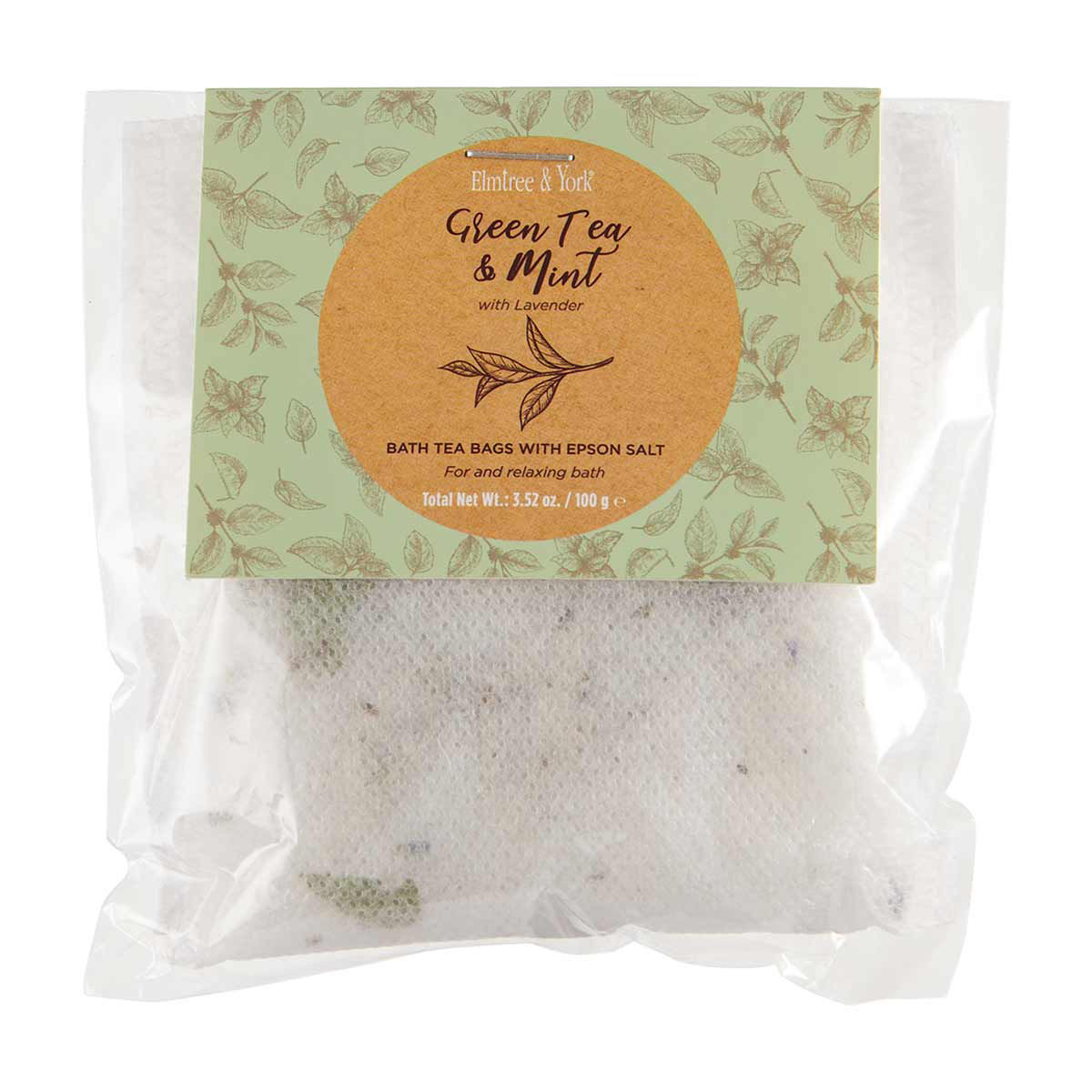 Elmtree & York Bath Tea Bags with Epsom Salt, Assorted Scents