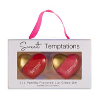 Giordano Colors Sweet Temptations Lip Gloss Set, Vanilla,