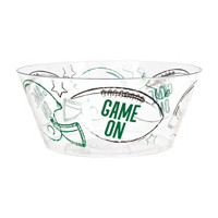 'Game On' Kickoff Football Plastic Serving Bowl
