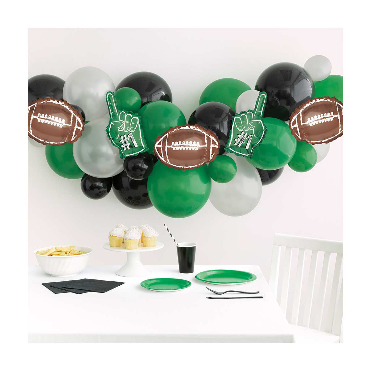 Unique Balloons Kickoff Football Balloon Arch Kit, 31 ct