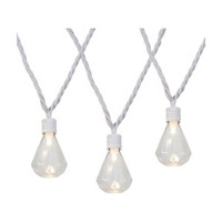 15 Count UL LED Diamond-Shaped Bulb Light String
