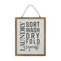 Decorative Laundry Hanging Sign