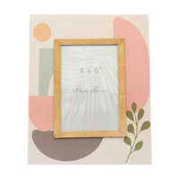 Decorative Wooden Photo Frame, 4 in x 6 in