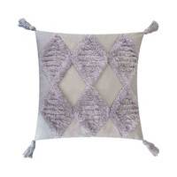 Diamond Tufted Design Decorative Pillow, 18 in x 18 in