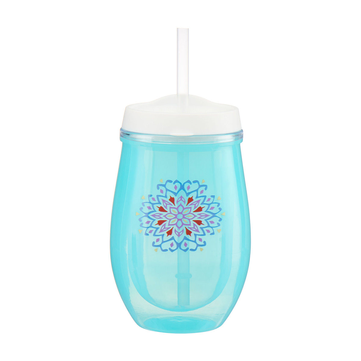 Double Wall Tumbler with Straw