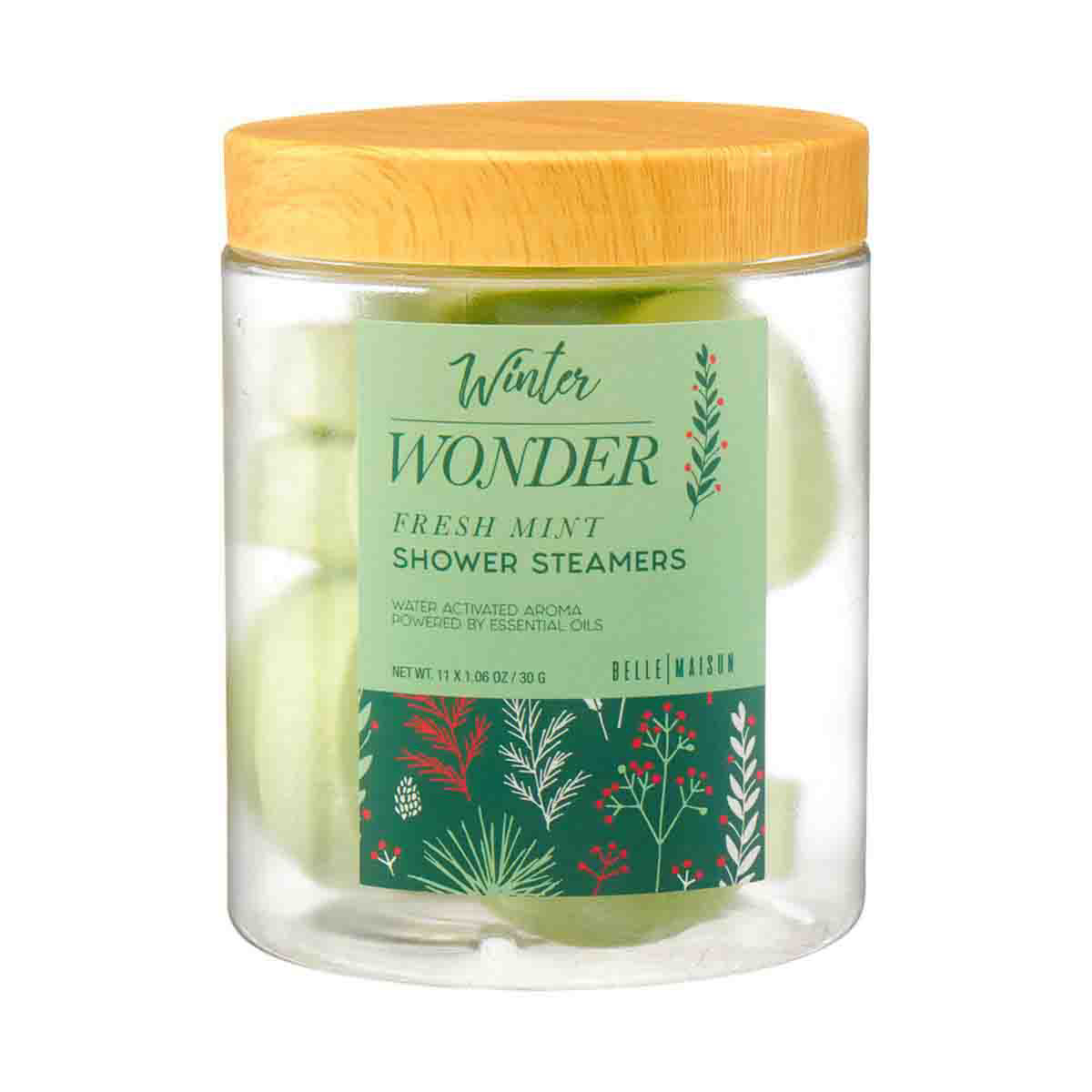 Winter Wonder Shower Steamers, Fresh Mint