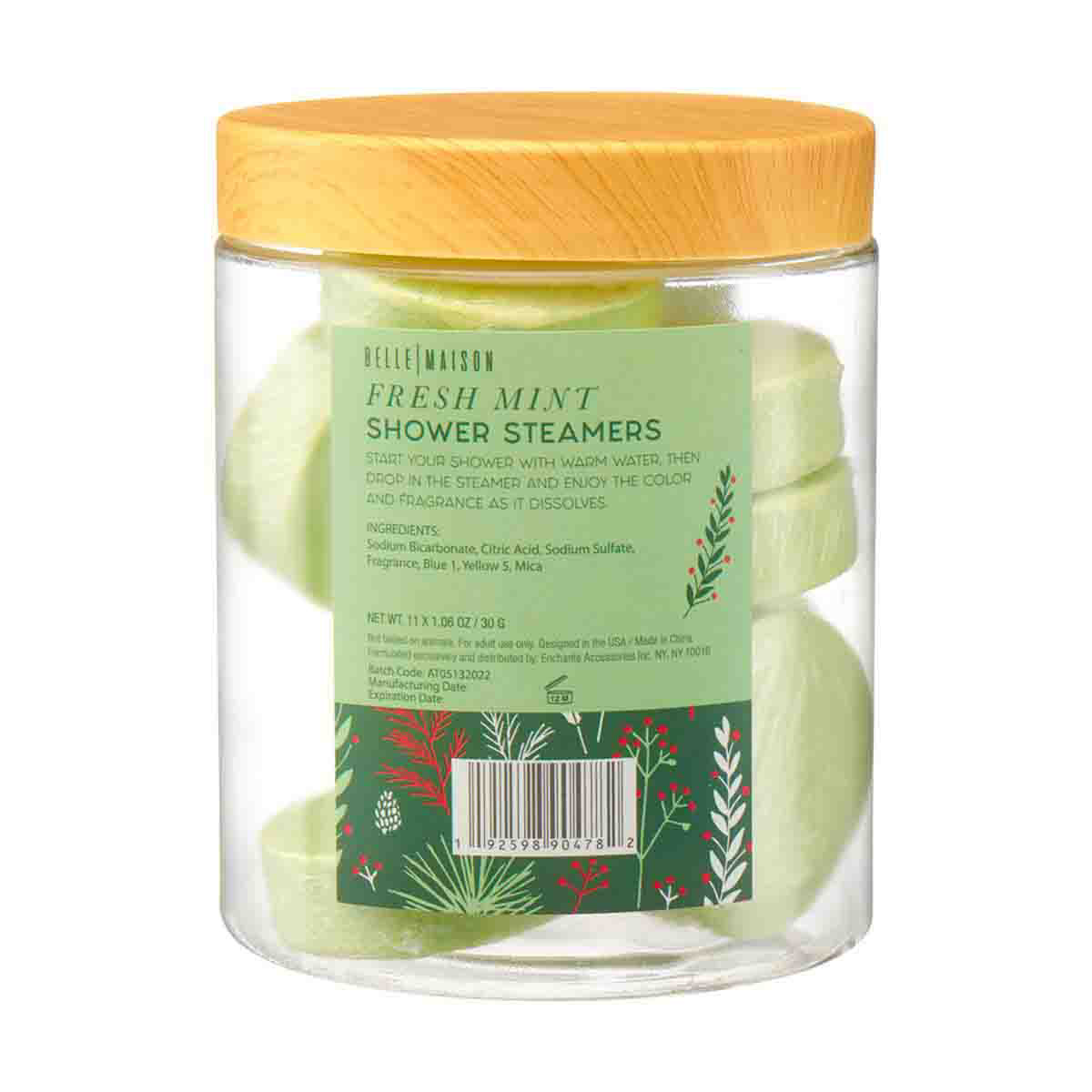 Winter Wonder Shower Steamers, Fresh Mint