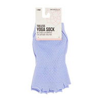 Toeless Non-Slip Grippers Yoga Socks, Lavender