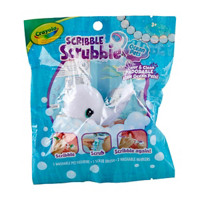 Crayola Scribble Scrubbie Color & Clean Little Ocean Pets Animal Set